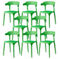 Glam Plastic Side Chair Matte Finish Open Back Dining Chair for Dinning Room Turquoise 8 Piece Set Clearhalo ' kitchen&dining_furn' 'Dining Chairs' 'Dining Tables & Seating' 'dining_chair' 'furn' 'furn_dining_chair' 'Furniture' 'furniture_dining_chair' 'Kitchen & Dining Furniture' 'kitchen' 3541419