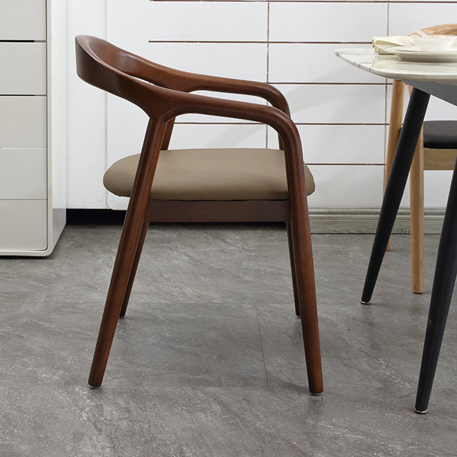 Contemporary Solid Wood Dining Room Chair Open Back Dining Side Chair for Home Clearhalo ' kitchen&dining_furn' 'Dining Chairs' 'Dining Tables & Seating' 'dining_chair' 'furn' 'furn_dining_chair' 'Furniture' 'furniture_dining_chair' 'Kitchen & Dining Furniture' 'kitchen' 3541426