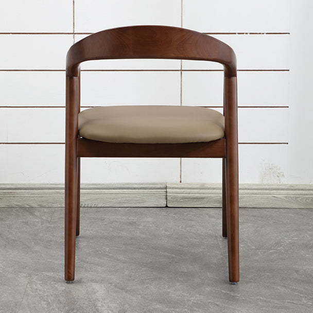 Contemporary Solid Wood Dining Room Chair Open Back Dining Side Chair for Home Clearhalo ' kitchen&dining_furn' 'Dining Chairs' 'Dining Tables & Seating' 'dining_chair' 'furn' 'furn_dining_chair' 'Furniture' 'furniture_dining_chair' 'Kitchen & Dining Furniture' 'kitchen' 3541429