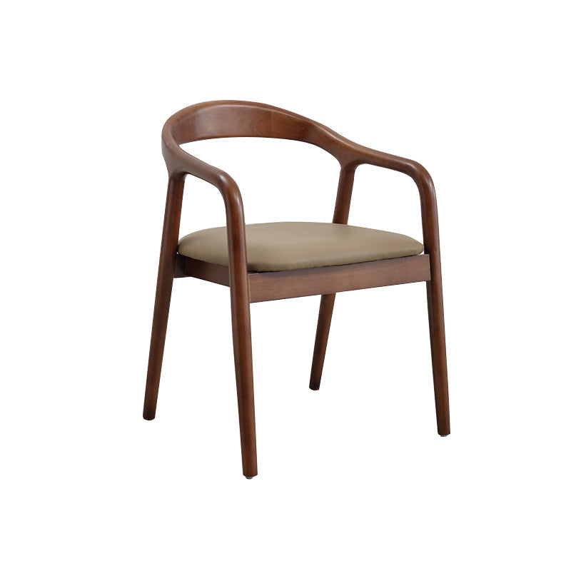 Contemporary Solid Wood Dining Room Chair Open Back Dining Side Chair for Home Clearhalo ' kitchen&dining_furn' 'Dining Chairs' 'Dining Tables & Seating' 'dining_chair' 'furn' 'furn_dining_chair' 'Furniture' 'furniture_dining_chair' 'Kitchen & Dining Furniture' 'kitchen' 3541430