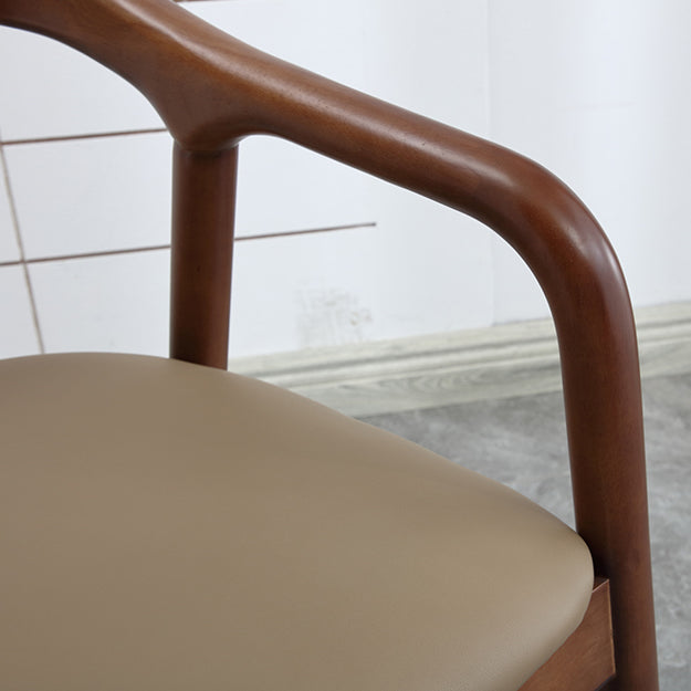 Contemporary Solid Wood Dining Room Chair Open Back Dining Side Chair for Home Clearhalo ' kitchen&dining_furn' 'Dining Chairs' 'Dining Tables & Seating' 'dining_chair' 'furn' 'furn_dining_chair' 'Furniture' 'furniture_dining_chair' 'Kitchen & Dining Furniture' 'kitchen' 3541434