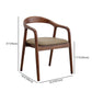 Contemporary Solid Wood Dining Room Chair Open Back Dining Side Chair for Home Clearhalo ' kitchen&dining_furn' 'Dining Chairs' 'Dining Tables & Seating' 'dining_chair' 'furn' 'furn_dining_chair' 'Furniture' 'furniture_dining_chair' 'Kitchen & Dining Furniture' 'kitchen' 3541441