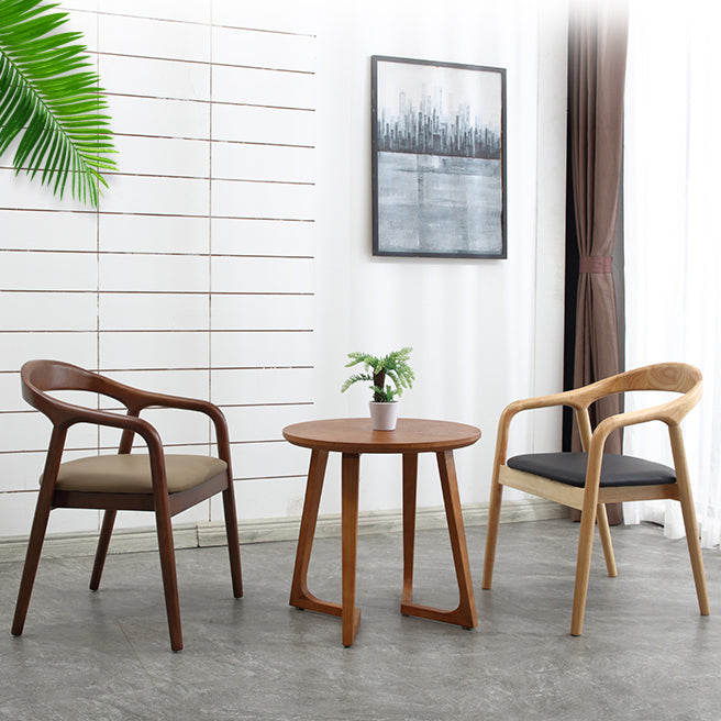 Contemporary Solid Wood Dining Room Chair Open Back Dining Side Chair for Home Clearhalo ' kitchen&dining_furn' 'Dining Chairs' 'Dining Tables & Seating' 'dining_chair' 'furn' 'furn_dining_chair' 'Furniture' 'furniture_dining_chair' 'Kitchen & Dining Furniture' 'kitchen' 3541443