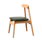 Contemporary Wood Indoor Open Back Side Chair of 18'' Wide Dining Chair Green 1 Piece Natural Wood Clearhalo ' kitchen&dining_furn' 'Dining Chairs' 'Dining Tables & Seating' 'dining_chair' 'furn' 'furn_dining_chair' 'Furniture' 'furniture_dining_chair' 'Kitchen & Dining Furniture' 'kitchen' 3541457