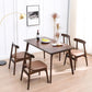 Contemporary Wood Indoor Open Back Side Chair of 18'' Wide Dining Chair Clearhalo ' kitchen&dining_furn' 'Dining Chairs' 'Dining Tables & Seating' 'dining_chair' 'furn' 'furn_dining_chair' 'Furniture' 'furniture_dining_chair' 'Kitchen & Dining Furniture' 'kitchen' 3541466
