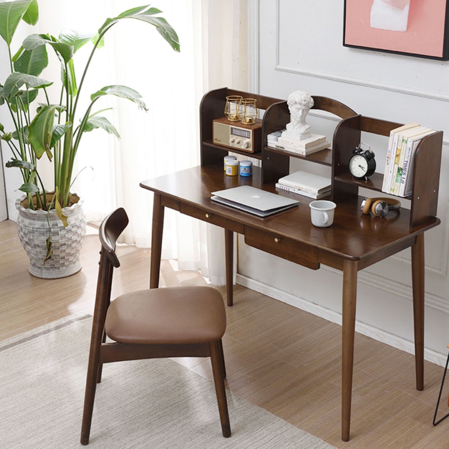 Contemporary Wood Indoor Open Back Side Chair of 18'' Wide Dining Chair Clearhalo ' kitchen&dining_furn' 'Dining Chairs' 'Dining Tables & Seating' 'dining_chair' 'furn' 'furn_dining_chair' 'Furniture' 'furniture_dining_chair' 'Kitchen & Dining Furniture' 'kitchen' 3541469