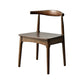 Contemporary Wood Indoor Open Back Side Chair of 18'' Wide Dining Chair Wood 1 Piece Walnut Clearhalo ' kitchen&dining_furn' 'Dining Chairs' 'Dining Tables & Seating' 'dining_chair' 'furn' 'furn_dining_chair' 'Furniture' 'furniture_dining_chair' 'Kitchen & Dining Furniture' 'kitchen' 3541479