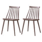 Modern Indoor-Outdoor Plastic Chair Matte Finish Slat Back Side Chair Sets Grey 2 Piece Set Clearhalo ' kitchen&dining_furn' 'Dining Chairs' 'Dining Tables & Seating' 'dining_chair' 'furn' 'furn_dining_chair' 'Furniture' 'furniture_dining_chair' 'Kitchen & Dining Furniture' 'kitchen' 3541512
