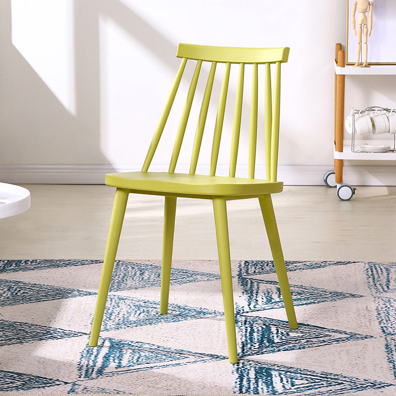 Modern Indoor-Outdoor Plastic Chair Matte Finish Slat Back Side Chair Sets Tan Clearhalo ' kitchen&dining_furn' 'Dining Chairs' 'Dining Tables & Seating' 'dining_chair' 'furn' 'furn_dining_chair' 'Furniture' 'furniture_dining_chair' 'Kitchen & Dining Furniture' 'kitchen' 3541535