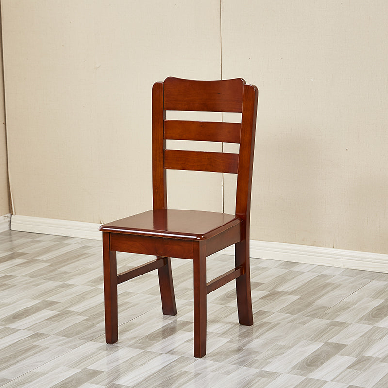 Traditional Dining Room Chair Wood Dining Side Chair with 4 Legs for Home Use Clearhalo ' kitchen&dining_furn' 'Dining Chairs' 'Dining Tables & Seating' 'dining_chair' 'furn' 'furn_dining_chair' 'Furniture' 'furniture_dining_chair' 'Kitchen & Dining Furniture' 'kitchen' 3541543
