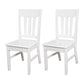 Traditional Dining Room Chair Wood Dining Side Chair with 4 Legs for Home Use White Slat Back 2 Piece Set Clearhalo ' kitchen&dining_furn' 'Dining Chairs' 'Dining Tables & Seating' 'dining_chair' 'furn' 'furn_dining_chair' 'Furniture' 'furniture_dining_chair' 'Kitchen & Dining Furniture' 'kitchen' 3541544