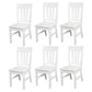 Traditional Dining Room Chair Wood Dining Side Chair with 4 Legs for Home Use White Slat Back 6 Piece Set Clearhalo ' kitchen&dining_furn' 'Dining Chairs' 'Dining Tables & Seating' 'dining_chair' 'furn' 'furn_dining_chair' 'Furniture' 'furniture_dining_chair' 'Kitchen & Dining Furniture' 'kitchen' 3541548