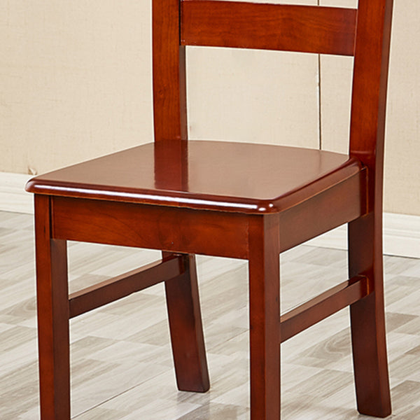 Traditional Dining Room Chair Wood Dining Side Chair with 4 Legs for Home Use Clearhalo ' kitchen&dining_furn' 'Dining Chairs' 'Dining Tables & Seating' 'dining_chair' 'furn' 'furn_dining_chair' 'Furniture' 'furniture_dining_chair' 'Kitchen & Dining Furniture' 'kitchen' 3541554