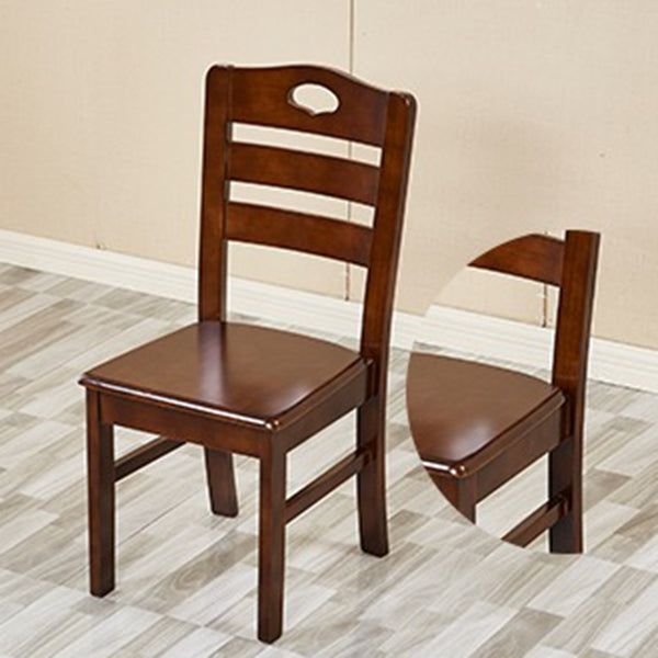 Traditional Dining Room Chair Wood Dining Side Chair with 4 Legs for Home Use Clearhalo ' kitchen&dining_furn' 'Dining Chairs' 'Dining Tables & Seating' 'dining_chair' 'furn' 'furn_dining_chair' 'Furniture' 'furniture_dining_chair' 'Kitchen & Dining Furniture' 'kitchen' 3541556