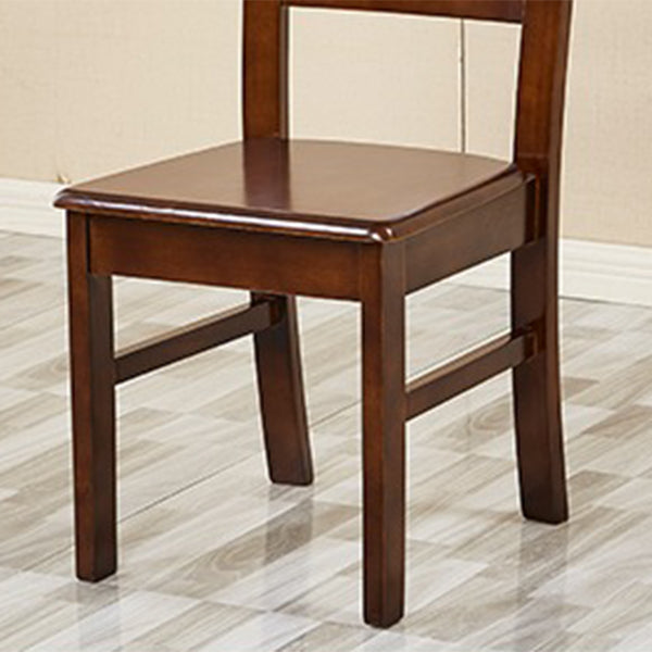 Traditional Dining Room Chair Wood Dining Side Chair with 4 Legs for Home Use Clearhalo ' kitchen&dining_furn' 'Dining Chairs' 'Dining Tables & Seating' 'dining_chair' 'furn' 'furn_dining_chair' 'Furniture' 'furniture_dining_chair' 'Kitchen & Dining Furniture' 'kitchen' 3541557