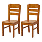 Traditional Dining Room Chair Wood Dining Side Chair with 4 Legs for Home Use Rose Red Ladder Back 2 Piece Set Clearhalo ' kitchen&dining_furn' 'Dining Chairs' 'Dining Tables & Seating' 'dining_chair' 'furn' 'furn_dining_chair' 'Furniture' 'furniture_dining_chair' 'Kitchen & Dining Furniture' 'kitchen' 3541561