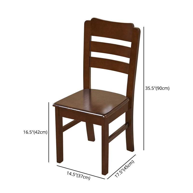 Traditional Dining Room Chair Wood Dining Side Chair with 4 Legs for Home Use Clearhalo ' kitchen&dining_furn' 'Dining Chairs' 'Dining Tables & Seating' 'dining_chair' 'furn' 'furn_dining_chair' 'Furniture' 'furniture_dining_chair' 'Kitchen & Dining Furniture' 'kitchen' 3541562