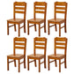 Traditional Dining Room Chair Wood Dining Side Chair with 4 Legs for Home Use Rose Red Ladder Back 6 Piece Set Clearhalo ' kitchen&dining_furn' 'Dining Chairs' 'Dining Tables & Seating' 'dining_chair' 'furn' 'furn_dining_chair' 'Furniture' 'furniture_dining_chair' 'Kitchen & Dining Furniture' 'kitchen' 3541564