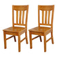Traditional Dining Room Chair Wood Dining Side Chair with 4 Legs for Home Use Light Khaki Slat Back 2 Piece Set Clearhalo ' kitchen&dining_furn' 'Dining Chairs' 'Dining Tables & Seating' 'dining_chair' 'furn' 'furn_dining_chair' 'Furniture' 'furniture_dining_chair' 'Kitchen & Dining Furniture' 'kitchen' 3541565