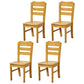 Traditional Dining Room Chair Wood Dining Side Chair with 4 Legs for Home Use Light Khaki Ladder Back 4 Piece Set Clearhalo ' kitchen&dining_furn' 'Dining Chairs' 'Dining Tables & Seating' 'dining_chair' 'furn' 'furn_dining_chair' 'Furniture' 'furniture_dining_chair' 'Kitchen & Dining Furniture' 'kitchen' 3541569