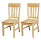 Traditional Dining Room Chair Wood Dining Side Chair with 4 Legs for Home Use Wood Slat Back 2 Piece Set Clearhalo ' kitchen&dining_furn' 'Dining Chairs' 'Dining Tables & Seating' 'dining_chair' 'furn' 'furn_dining_chair' 'Furniture' 'furniture_dining_chair' 'Kitchen & Dining Furniture' 'kitchen' 3541571