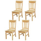 Traditional Dining Room Chair Wood Dining Side Chair with 4 Legs for Home Use Wood Slat Back 4 Piece Set Clearhalo ' kitchen&dining_furn' 'Dining Chairs' 'Dining Tables & Seating' 'dining_chair' 'furn' 'furn_dining_chair' 'Furniture' 'furniture_dining_chair' 'Kitchen & Dining Furniture' 'kitchen' 3541572