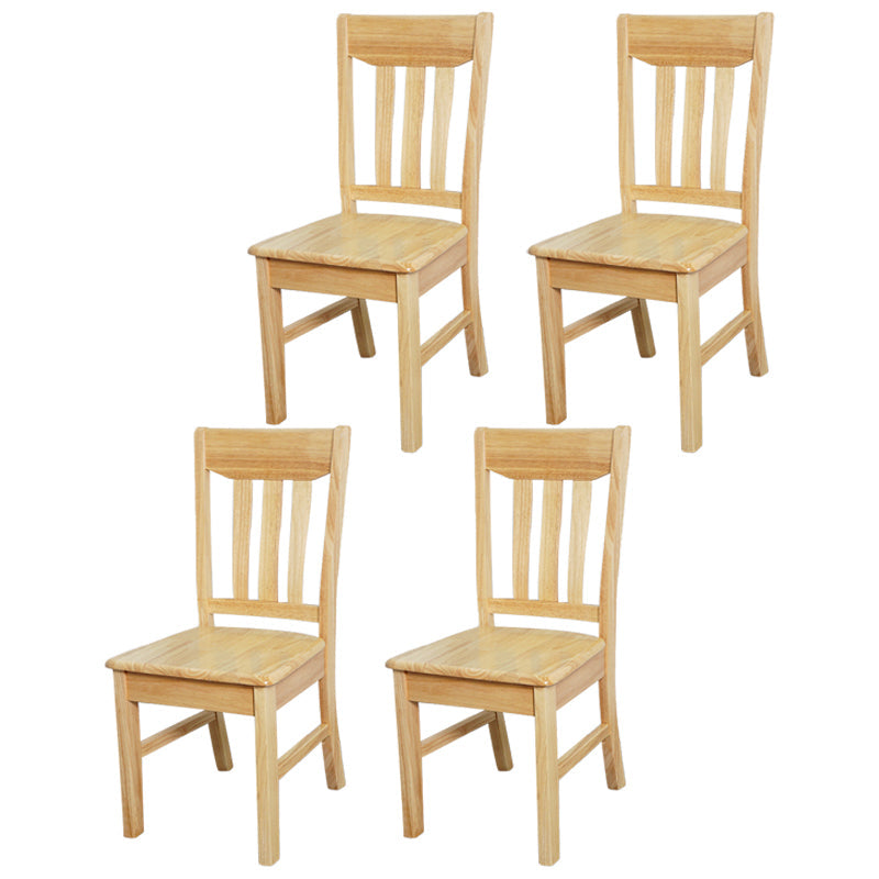 Traditional Dining Room Chair Wood Dining Side Chair with 4 Legs for Home Use Wood Slat Back 4 Piece Set Clearhalo ' kitchen&dining_furn' 'Dining Chairs' 'Dining Tables & Seating' 'dining_chair' 'furn' 'furn_dining_chair' 'Furniture' 'furniture_dining_chair' 'Kitchen & Dining Furniture' 'kitchen' 3541572