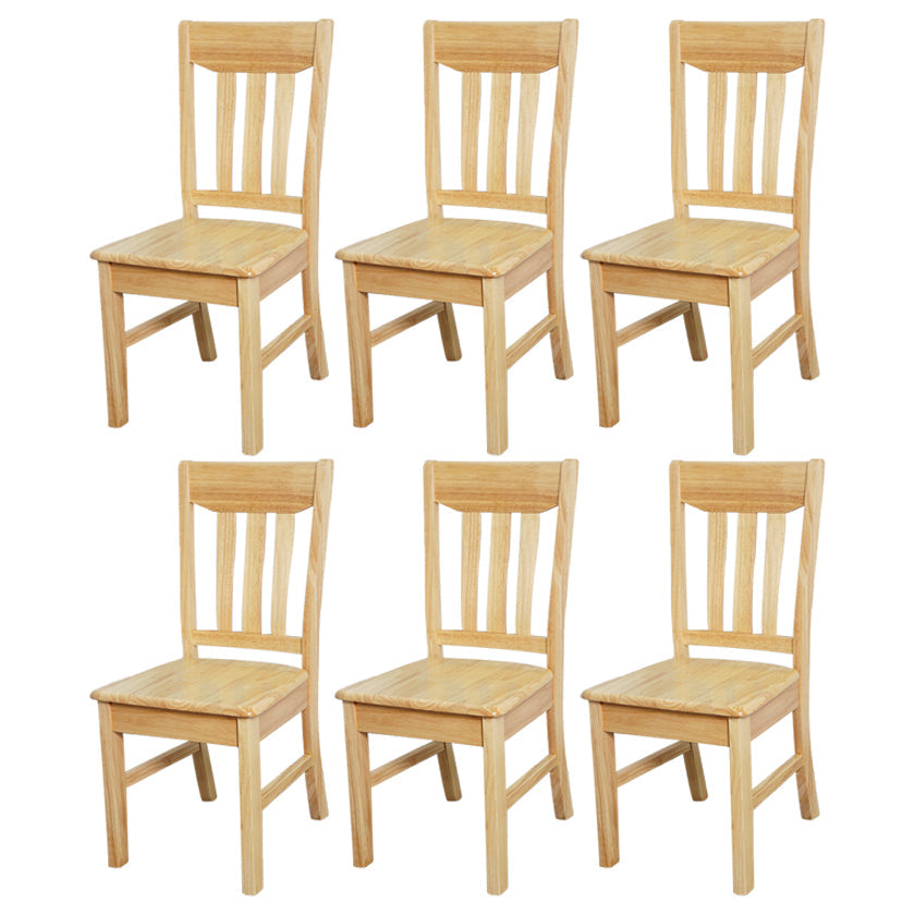 Traditional Dining Room Chair Wood Dining Side Chair with 4 Legs for Home Use Wood Slat Back 6 Piece Set Clearhalo ' kitchen&dining_furn' 'Dining Chairs' 'Dining Tables & Seating' 'dining_chair' 'furn' 'furn_dining_chair' 'Furniture' 'furniture_dining_chair' 'Kitchen & Dining Furniture' 'kitchen' 3541573