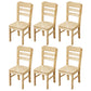 Traditional Dining Room Chair Wood Dining Side Chair with 4 Legs for Home Use Wood Ladder Back 6 Piece Set Clearhalo ' kitchen&dining_furn' 'Dining Chairs' 'Dining Tables & Seating' 'dining_chair' 'furn' 'furn_dining_chair' 'Furniture' 'furniture_dining_chair' 'Kitchen & Dining Furniture' 'kitchen' 3541576