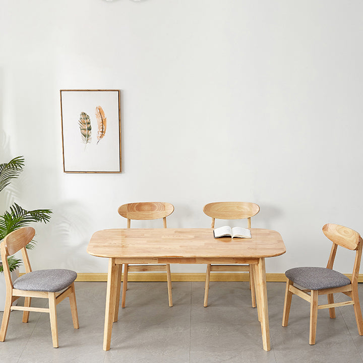 Wooden Modern Dining Side Chair with Cushion Open Back Dining Side Chair for Kitchen Clearhalo ' kitchen&dining_furn' 'Dining Chairs' 'Dining Tables & Seating' 'dining_chair' 'furn' 'furn_dining_chair' 'Furniture' 'furniture_dining_chair' 'Kitchen & Dining Furniture' 'kitchen' 3541654