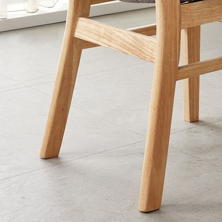 Wooden Modern Dining Side Chair with Cushion Open Back Dining Side Chair for Kitchen Clearhalo ' kitchen&dining_furn' 'Dining Chairs' 'Dining Tables & Seating' 'dining_chair' 'furn' 'furn_dining_chair' 'Furniture' 'furniture_dining_chair' 'Kitchen & Dining Furniture' 'kitchen' 3541666