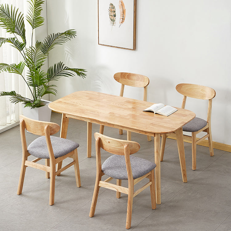 Wooden Modern Dining Side Chair with Cushion Open Back Dining Side Chair for Kitchen Clearhalo ' kitchen&dining_furn' 'Dining Chairs' 'Dining Tables & Seating' 'dining_chair' 'furn' 'furn_dining_chair' 'Furniture' 'furniture_dining_chair' 'Kitchen & Dining Furniture' 'kitchen' 3541676