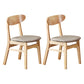 Wooden Modern Dining Side Chair with Cushion Open Back Dining Side Chair for Kitchen Light Gray 2 Piece Set Clearhalo ' kitchen&dining_furn' 'Dining Chairs' 'Dining Tables & Seating' 'dining_chair' 'furn' 'furn_dining_chair' 'Furniture' 'furniture_dining_chair' 'Kitchen & Dining Furniture' 'kitchen' 3541680
