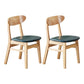 Wooden Modern Dining Side Chair with Cushion Open Back Dining Side Chair for Kitchen Peacock Green 2 Piece Set Clearhalo ' kitchen&dining_furn' 'Dining Chairs' 'Dining Tables & Seating' 'dining_chair' 'furn' 'furn_dining_chair' 'Furniture' 'furniture_dining_chair' 'Kitchen & Dining Furniture' 'kitchen' 3541713