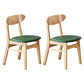 Wooden Modern Dining Side Chair with Cushion Open Back Dining Side Chair for Kitchen Blackish Green 2 Piece Set Clearhalo ' kitchen&dining_furn' 'Dining Chairs' 'Dining Tables & Seating' 'dining_chair' 'furn' 'furn_dining_chair' 'Furniture' 'furniture_dining_chair' 'Kitchen & Dining Furniture' 'kitchen' 3541719