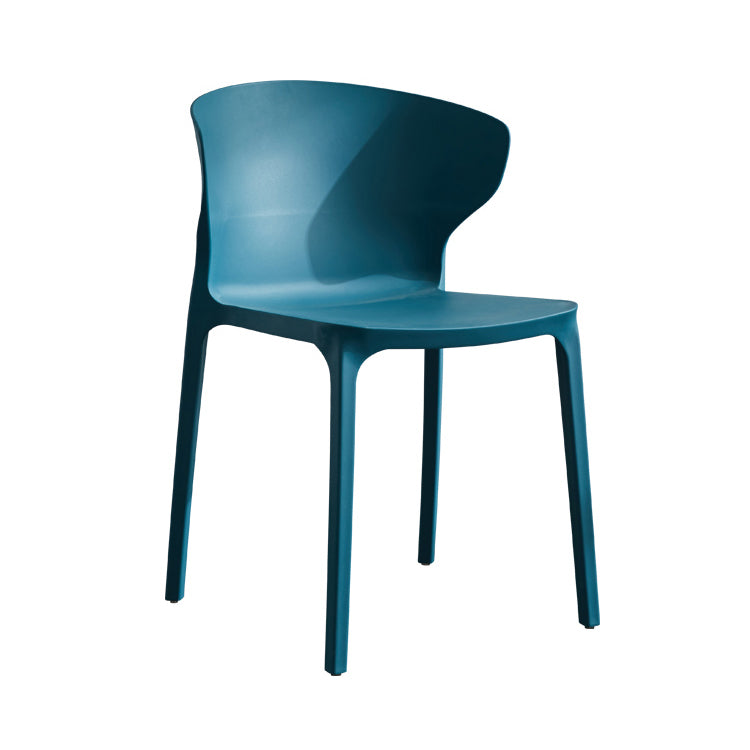 Home Contemporary Arm Chair Wingback Plastic Stackable Dining Room Chair Clearhalo ' kitchen&dining_furn' 'Dining Chairs' 'Dining Tables & Seating' 'dining_chair' 'furn' 'furn_dining_chair' 'Furniture' 'furniture_dining_chair' 'Kitchen & Dining Furniture' 'kitchen' 3541734