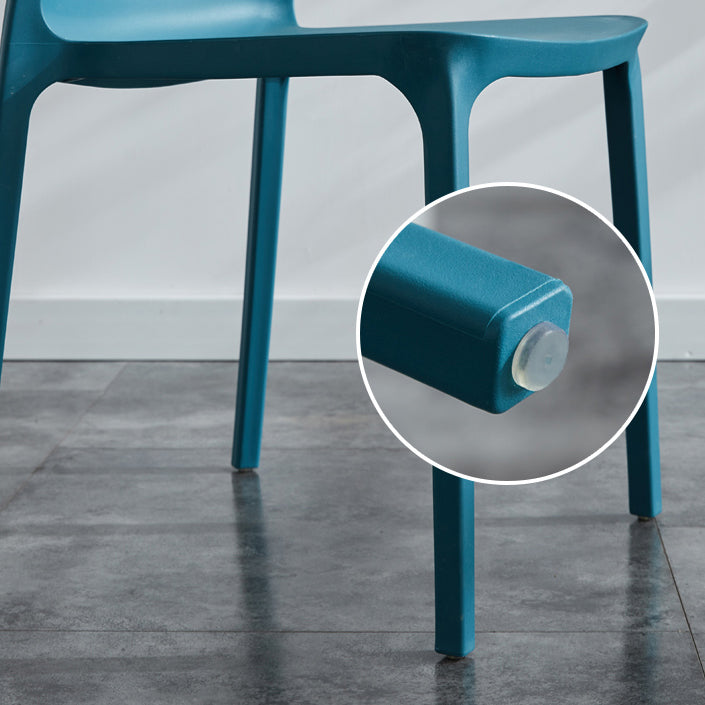 Home Contemporary Arm Chair Wingback Plastic Stackable Dining Room Chair Clearhalo ' kitchen&dining_furn' 'Dining Chairs' 'Dining Tables & Seating' 'dining_chair' 'furn' 'furn_dining_chair' 'Furniture' 'furniture_dining_chair' 'Kitchen & Dining Furniture' 'kitchen' 3541739