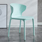 Home Contemporary Arm Chair Wingback Plastic Stackable Dining Room Chair Aqua 1 Piece Clearhalo ' kitchen&dining_furn' 'Dining Chairs' 'Dining Tables & Seating' 'dining_chair' 'furn' 'furn_dining_chair' 'Furniture' 'furniture_dining_chair' 'Kitchen & Dining Furniture' 'kitchen' 3541764