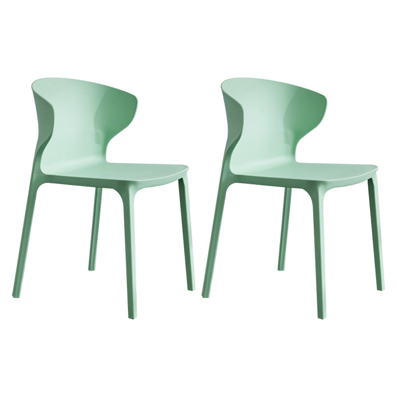 Home Contemporary Arm Chair Wingback Plastic Stackable Dining Room Chair Light Green 2 Piece Set Clearhalo ' kitchen&dining_furn' 'Dining Chairs' 'Dining Tables & Seating' 'dining_chair' 'furn' 'furn_dining_chair' 'Furniture' 'furniture_dining_chair' 'Kitchen & Dining Furniture' 'kitchen' 3541768