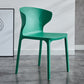 Home Contemporary Arm Chair Wingback Plastic Stackable Dining Room Chair Dark Green 1 Piece Clearhalo ' kitchen&dining_furn' 'Dining Chairs' 'Dining Tables & Seating' 'dining_chair' 'furn' 'furn_dining_chair' 'Furniture' 'furniture_dining_chair' 'Kitchen & Dining Furniture' 'kitchen' 3541776