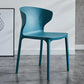 Home Contemporary Arm Chair Wingback Plastic Stackable Dining Room Chair Peacock Blue 1 Piece Clearhalo ' kitchen&dining_furn' 'Dining Chairs' 'Dining Tables & Seating' 'dining_chair' 'furn' 'furn_dining_chair' 'Furniture' 'furniture_dining_chair' 'Kitchen & Dining Furniture' 'kitchen' 3541779