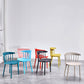 Contemporary Style Plastic Dining Armchair Windsor Back Side Chair for Home Clearhalo ' kitchen&dining_furn' 'Dining Chairs' 'Dining Tables & Seating' 'dining_chair' 'furn' 'furn_dining_chair' 'Furniture' 'furniture_dining_chair' 'Kitchen & Dining Furniture' 'kitchen' 3541855