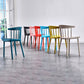Contemporary Style Plastic Dining Armchair Windsor Back Side Chair for Home Clearhalo ' kitchen&dining_furn' 'Dining Chairs' 'Dining Tables & Seating' 'dining_chair' 'furn' 'furn_dining_chair' 'Furniture' 'furniture_dining_chair' 'Kitchen & Dining Furniture' 'kitchen' 3541860