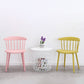 Contemporary Style Plastic Dining Armchair Windsor Back Side Chair for Home Clearhalo ' kitchen&dining_furn' 'Dining Chairs' 'Dining Tables & Seating' 'dining_chair' 'furn' 'furn_dining_chair' 'Furniture' 'furniture_dining_chair' 'Kitchen & Dining Furniture' 'kitchen' 3541862