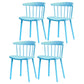Contemporary Style Plastic Dining Armchair Windsor Back Side Chair for Home Light Blue 4 Piece Set Clearhalo ' kitchen&dining_furn' 'Dining Chairs' 'Dining Tables & Seating' 'dining_chair' 'furn' 'furn_dining_chair' 'Furniture' 'furniture_dining_chair' 'Kitchen & Dining Furniture' 'kitchen' 3541871