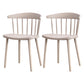 Contemporary Style Plastic Dining Armchair Windsor Back Side Chair for Home Camel 2 Piece Set Clearhalo ' kitchen&dining_furn' 'Dining Chairs' 'Dining Tables & Seating' 'dining_chair' 'furn' 'furn_dining_chair' 'Furniture' 'furniture_dining_chair' 'Kitchen & Dining Furniture' 'kitchen' 3541873