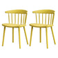 Contemporary Style Plastic Dining Armchair Windsor Back Side Chair for Home Ginger 2 Piece Set Clearhalo ' kitchen&dining_furn' 'Dining Chairs' 'Dining Tables & Seating' 'dining_chair' 'furn' 'furn_dining_chair' 'Furniture' 'furniture_dining_chair' 'Kitchen & Dining Furniture' 'kitchen' 3541876
