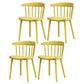 Contemporary Style Plastic Dining Armchair Windsor Back Side Chair for Home Ginger 4 Piece Set Clearhalo ' kitchen&dining_furn' 'Dining Chairs' 'Dining Tables & Seating' 'dining_chair' 'furn' 'furn_dining_chair' 'Furniture' 'furniture_dining_chair' 'Kitchen & Dining Furniture' 'kitchen' 3541877