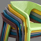 Contemporary Style Multicolor Dining Arm Chair Plastic Stacking Arm Chair Clearhalo ' kitchen&dining_furn' 'Dining Chairs' 'Dining Tables & Seating' 'dining_chair' 'furn' 'furn_dining_chair' 'Furniture' 'furniture_dining_chair' 'Kitchen & Dining Furniture' 'kitchen' 3541897