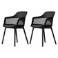 Nordic Style Plastic Dining Room Chair Windsor Back Side Chair for Home Use Black 2 Piece Set Clearhalo ' kitchen&dining_furn' 'Dining Chairs' 'Dining Tables & Seating' 'dining_chair' 'furn' 'furn_dining_chair' 'Furniture' 'furniture_dining_chair' 'Kitchen & Dining Furniture' 'kitchen' 3541926